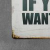 Dekoratiivne metallist silt "WINK IF YOU WANT ME" 200*300mm - Image 4