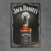 Dekoratiivne metallist silt "JACK DANIEL´S BOTTLE" 200*300mm