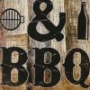 Dekoratiivne metallist silt "BEER & BBQ" 200*300mm - Image 2