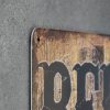 Dekoratiivne metallist silt "BEER & BBQ" 200*300mm - Image 3