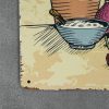 Dekoratiivne metallist silt "GOURMET BURGERS" 200*300mm - Image 4