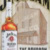 Dekoratiivne metallist silt "JIM BEAM BOURBON" 200*300mm - Image 2