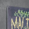 Dekoratiivne metallist silt "MAI TAI RECIPE" 200*300mm - Image 3