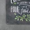 Dekoratiivne metallist silt "MAI TAI RECIPE" 200*300mm - Image 4