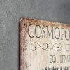 Dekoratiivne metallist silt "PAPER COSMOPOLITAN" 200*300mm - Image 4