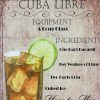 Dekoratiivne metallist silt "PAPER CUBA LIBRE" 200*300mm - Image 2