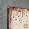 Dekoratiivne metallist silt "PAPER CUBA LIBRE" 200*300mm - Image 3