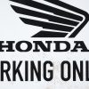Dekoratiivne metallist silt "PARKING HONDA" 200*300mm - Image 2