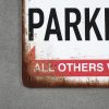 Dekoratiivne metallist silt "PARKING LAND ROVER" 200*300mm - Image 4