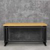 Metallist lauajala komplekt INDUSTRIAL BLACK, H720 * L1500/700mm, värvitud mustaks ja lakitud - Image 9