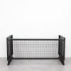 Metallist lauajala komplekt INDUSTRIAL BLACK, H720 * L1500/700mm, värvitud mustaks ja lakitud