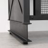 Metallist lauajala komplekt INDUSTRIAL BLACK, H720 * L1500/700mm, värvitud mustaks ja lakitud - Image 4