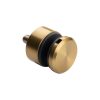 Punktkinnitus klaasile D=30/13mm; klaasile 6-17,52mm, keere M8*50, AISI 304, kuldne, poolläikiv