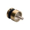 Punktkinnitus klaasile D=30/13mm; klaasile 6-17,52mm, keere M8*50, AISI 304, kuldne, poolläikiv - Image 2