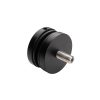 Punktkinnitus klaasile D=50/8mm; klaasile 8-17,52mm, keere M10*50, AISI 304, must, matt - Image 2