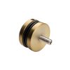 Punktkinnitus klaasile D=50/8mm; klaasile 8-17,52mm, keere M10*50, AISI 304, kuldne, poolläikiv - Image 2