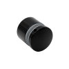 Punktkinnitus klaasile D=50mm; klaasile 8-21,52mm, keere M10*40, AISI 304, must, läikiv