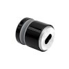 Punktkinnitus klaasile D=50mm; klaasile 8-21,52mm, keere M10*40, AISI 304, must, läikiv - Image 2