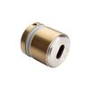 Punktkinnitus klaasile D=50/30mm; klaasile 8-21,52mm, keere M10*40, AISI 304, kuldne, poolläikiv - Image 2