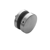 Punktkinnitus klaasile D 50mm, siledale pinnale, puks 10mm, klaasile 8-17,52mm, M8*45mm, AISI 304, Satiin