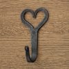 Riidenagi HEART, H130mm, metall, lakitud