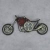 Seinakell "MOTORCYCLE", H500 * 1200mm, paksus 110mm, metall, klaas