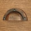 Kapi või sahtli käepide, kõrgus 46mm, pikkus 100mm, värvus - antiik messing - Image 2