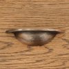 Kapi või sahtli käepide, kõrgus 46mm, pikkus 100mm, värvus - antiik messing - Image 4