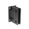 Klaasukse hing ECO(sein-klaas) 55*90mm, hing plaadi keskel, klaasile 6-10mm, ukse max kaal 45kg, roostevaba, värvus must, AISI304