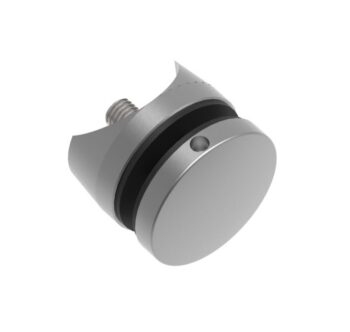 Punktkinnitus klaasile D=50mm, ümarale 42,4mm profiilile; klaasile 8-17,52mm, keere M10*40mm, AISI 304, Satiin - Image 2