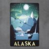 Dekoratiivne metallist silt "ALASKA" 200*300mm