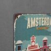 Dekoratiivne metallist silt "AMSTERDAM" 200*300mm - Image 5