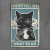Dekoratiivne metallist silt "DON’T TELL ME WHAT TO DO 2" 200*300mm