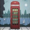 Dekoratiivne metallist silt "LONDON" 200*300mm - Image 2