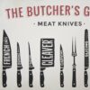 Dekoratiivne metallist silt "MEAT KNIVES" 200*300mm - Image 2