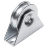 Metallist laagriga "V" tüüpi rullik 70*16,5mm, ankruplaadiga, Zn