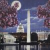 Dekoratiivne metallist silt "WASHINGTON" 200*300mm - Image 2