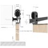 (SE)Liugukse tarvikute komplekt HARMOONIKA SPK, voldik süsteem, L=1000mm, värvitud (MUST) - Image 7