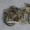 3D seinakunst MOOTORRATAS, H220 * 420mm, metall värvitud ja lakitud - Image 4