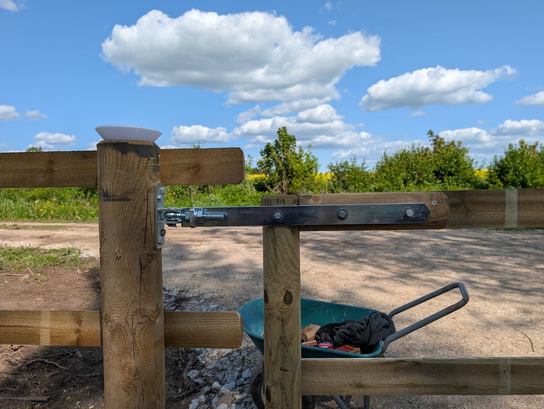 Latthing reguleeritava hingega M16, latt 500*40/5mm, plaat 130*35/5mm, tsink - Image 5