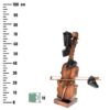Lauakaunistus TŠELLLIST, H720 * L550mm, metallist skulptuur - Image 3