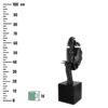 Lauakaunistus UNISTAJA, H665 * L180mm, metallist skulptuur - Image 3