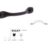 Kapi või sahtli käepide Sulky, pikkus 154mm - Image 5