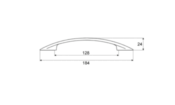 Kapi või sahtli käepide Unesa, pikkus 141mm kuni 216mm - Image 4