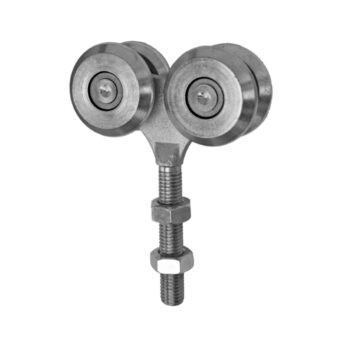 Liugukse rullik, metallist, siinile 57*67mm; 4 rattaga, ukse kaal max 700kg, tsink