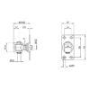 Hing M12 ankruplaadiga 75*37/2,5mm, tsink, kandevõime 40kg (kaks hinge) - Image 2