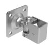 Hing M20, ankruplaat 100*100mm ja profiilile 40*40mm, Zn, kandevõime 300kg (2 hinge)
