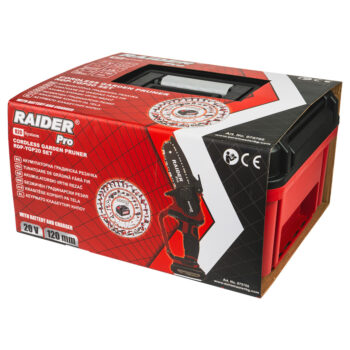 (R20)Akuga käsisaag, komplekt, saeleht L120mm, aku 2Ah, laadija, kohver RDP-YGP20 - Image 7