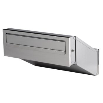 Postkast, läbi müüri 110*300mm, pikkus reguleeritav 240-405mm, metall, roostevaba, C4