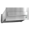 Postkast, läbi müüri, 285*H145mm, metall, reguleerimine 260-410mm, kellanupp, roostevaba C4